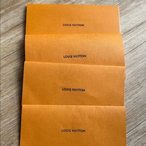 Louis Vuitton Vibrant Orange Stationery Set
